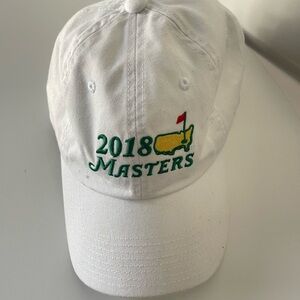 2018 Masters Tournament Hat White Adjustable Golf Cap Augusta National